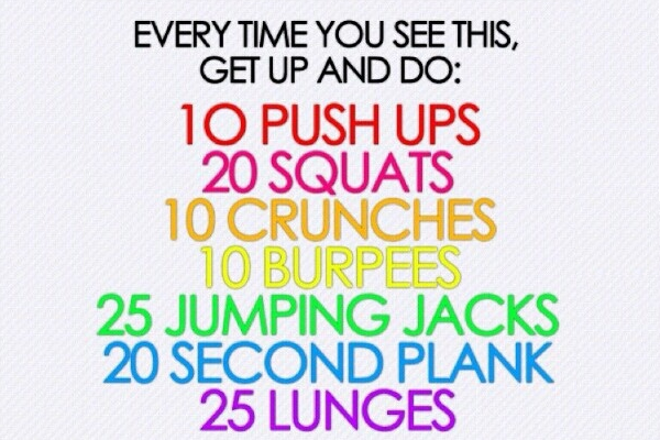 5 minutes 2025 workout a day